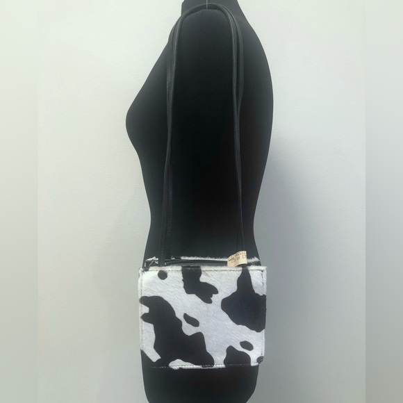 Printed pony effect Shoulder Bag
